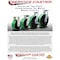 Service Caster 6 Inch Extra Heavy Duty Green Poly on Cast Iron Wheel Rigid Top Plate Caster SCC-KP92R630-PUR-GB - alternate 3